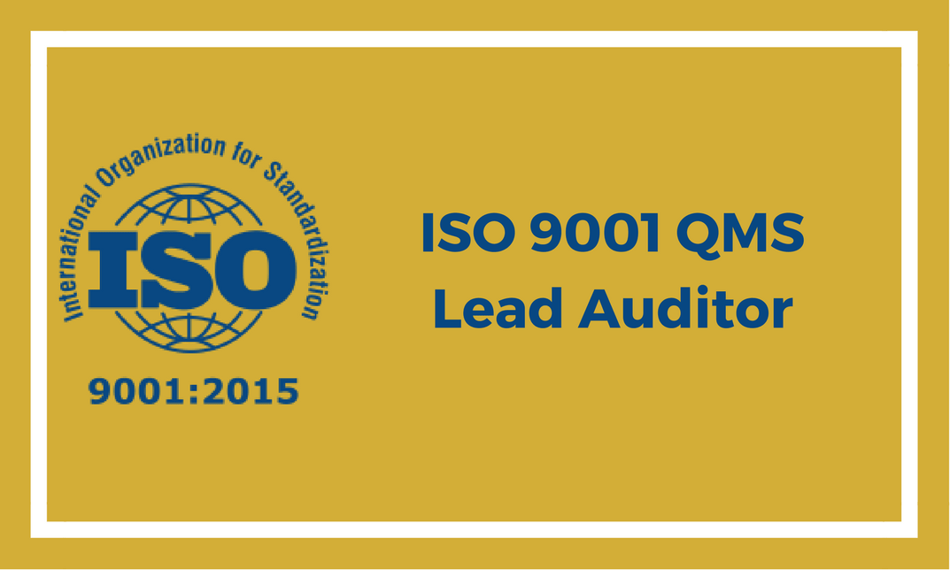 ISO 9001 Quality Management Systems Auditor/Lead Auditor